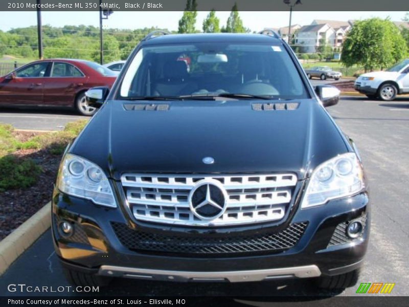 Black / Black 2010 Mercedes-Benz ML 350 4Matic
