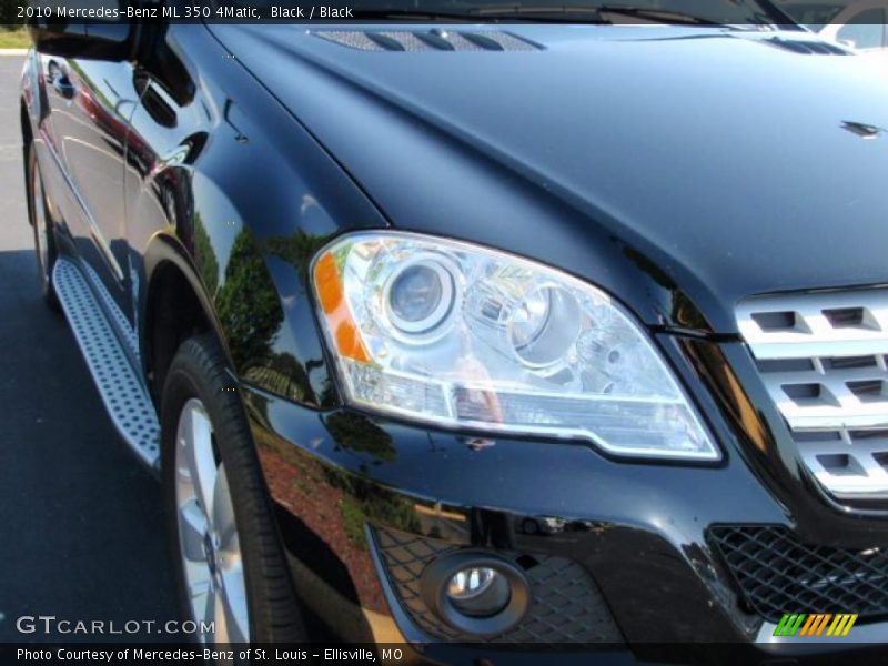 Black / Black 2010 Mercedes-Benz ML 350 4Matic