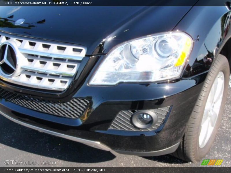 Black / Black 2010 Mercedes-Benz ML 350 4Matic