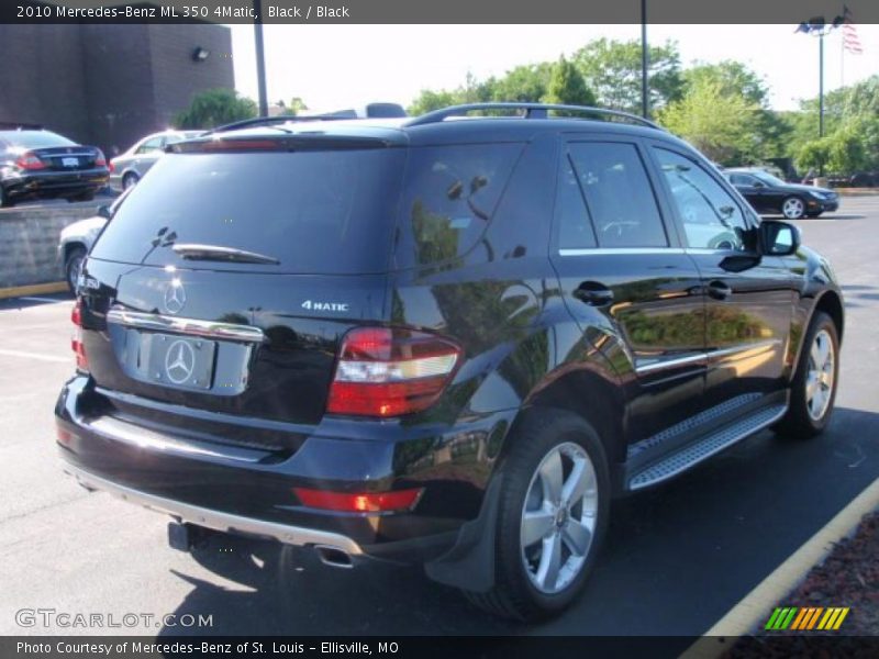Black / Black 2010 Mercedes-Benz ML 350 4Matic