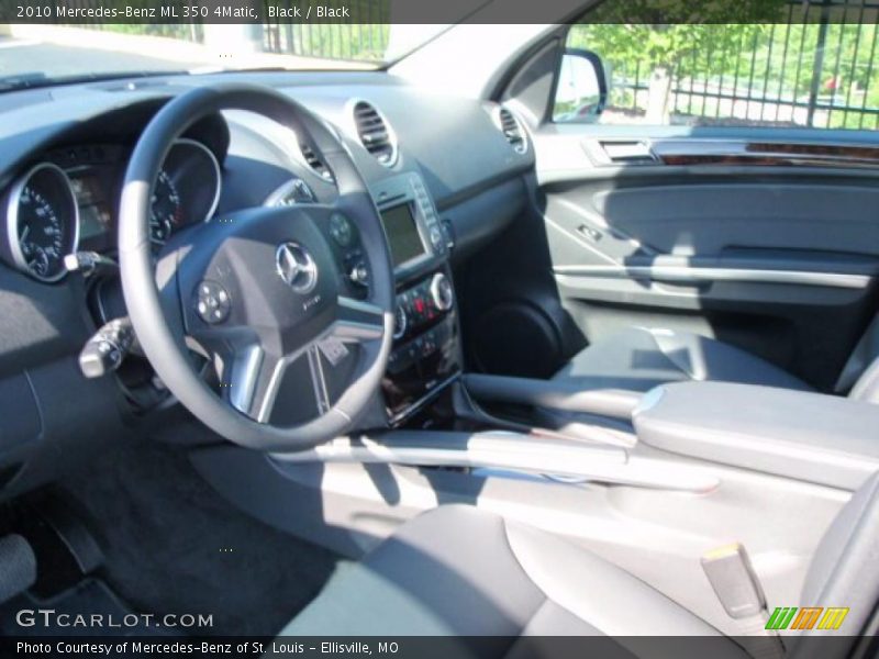 Black / Black 2010 Mercedes-Benz ML 350 4Matic