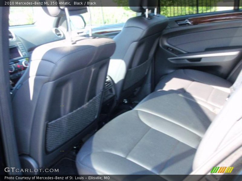 Black / Black 2010 Mercedes-Benz ML 350 4Matic