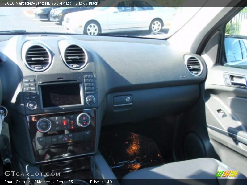 Black / Black 2010 Mercedes-Benz ML 350 4Matic