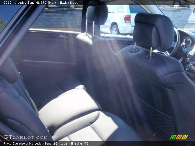 Black / Black 2010 Mercedes-Benz ML 350 4Matic