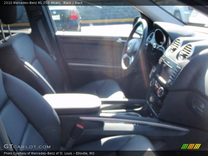 Black / Black 2010 Mercedes-Benz ML 350 4Matic