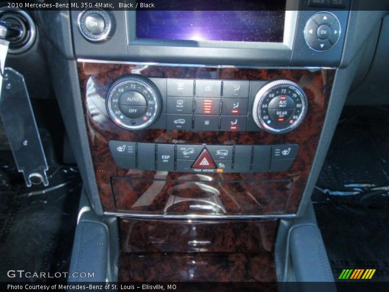 Black / Black 2010 Mercedes-Benz ML 350 4Matic