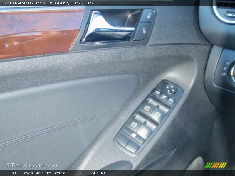 Black / Black 2010 Mercedes-Benz ML 350 4Matic