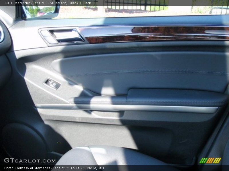 Black / Black 2010 Mercedes-Benz ML 350 4Matic