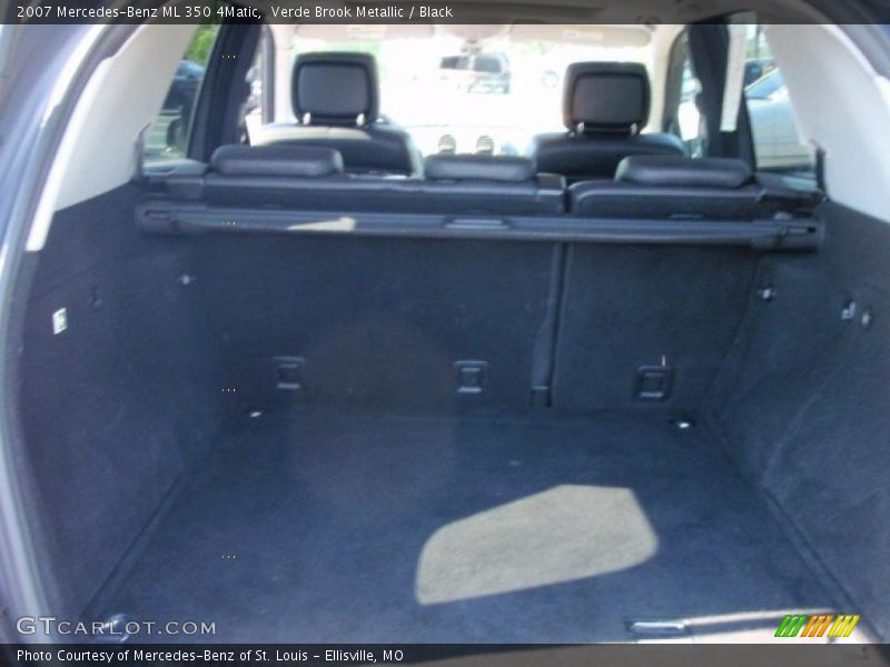 Verde Brook Metallic / Black 2007 Mercedes-Benz ML 350 4Matic