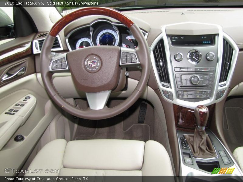 Gold Mist / Shale/Brownstone 2010 Cadillac SRX V6