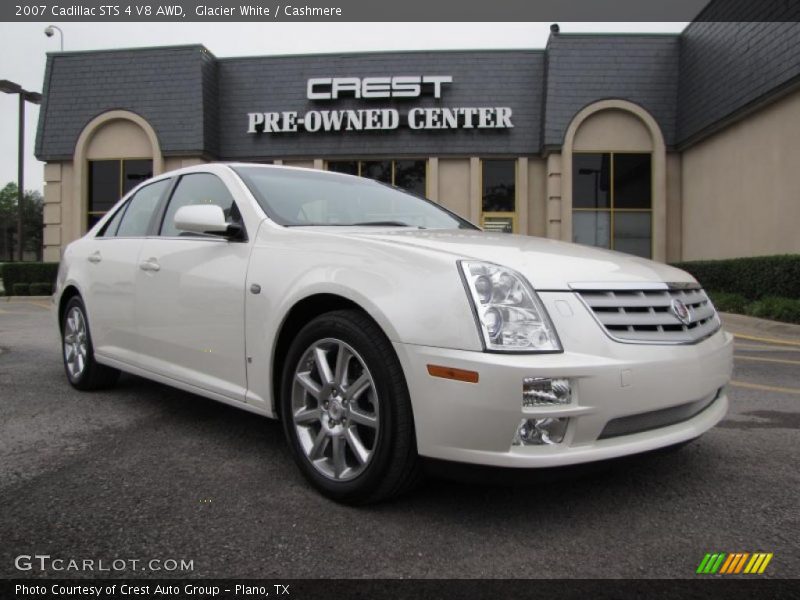 Glacier White / Cashmere 2007 Cadillac STS 4 V8 AWD