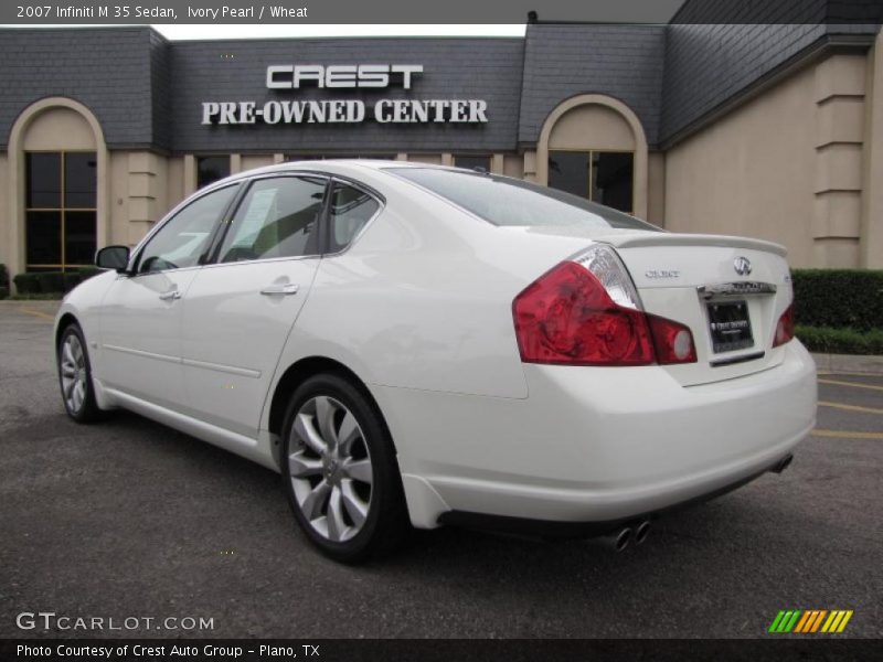 Ivory Pearl / Wheat 2007 Infiniti M 35 Sedan