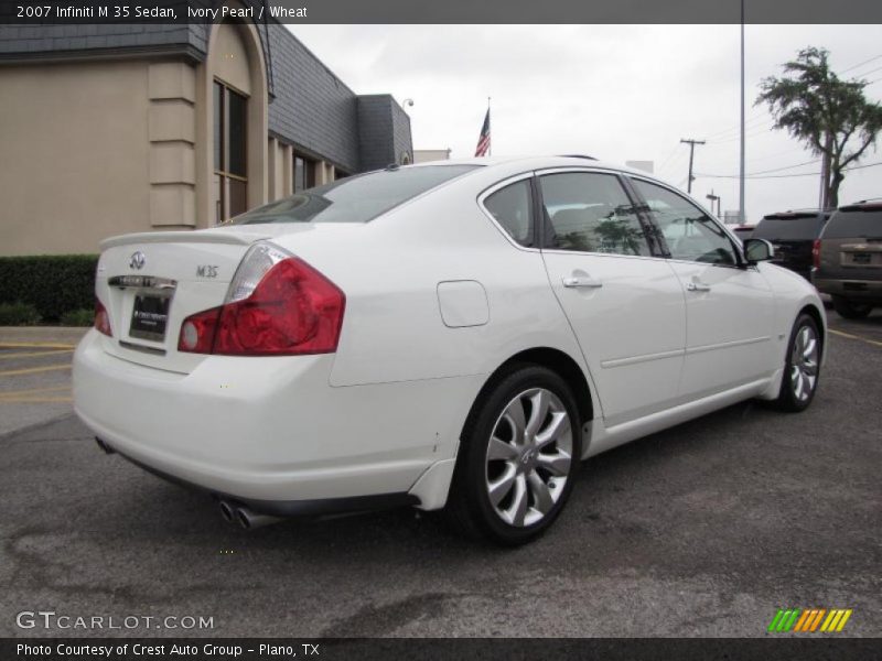 Ivory Pearl / Wheat 2007 Infiniti M 35 Sedan