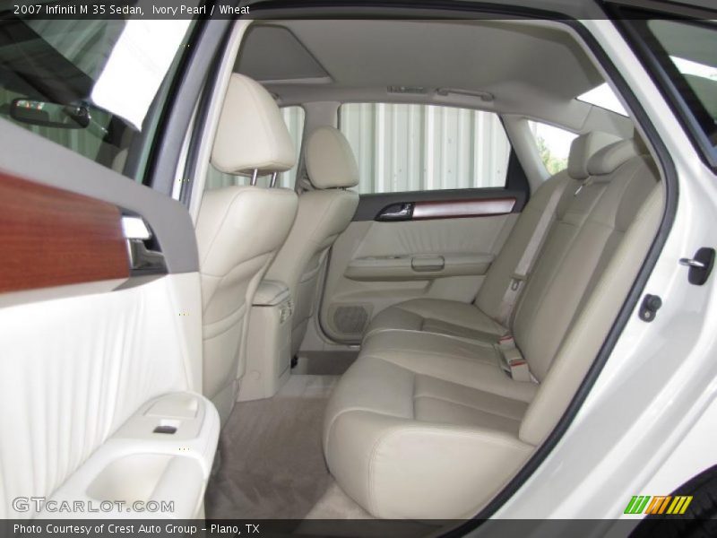 Ivory Pearl / Wheat 2007 Infiniti M 35 Sedan