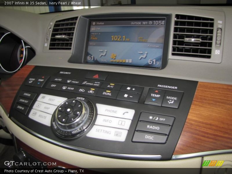 Ivory Pearl / Wheat 2007 Infiniti M 35 Sedan