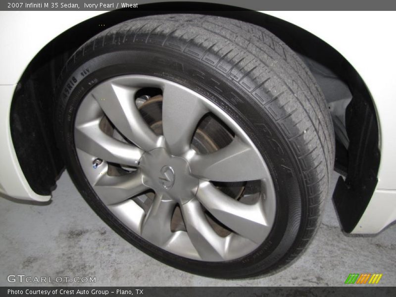 Ivory Pearl / Wheat 2007 Infiniti M 35 Sedan