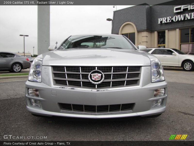 Radiant Silver / Light Gray 2009 Cadillac STS V8