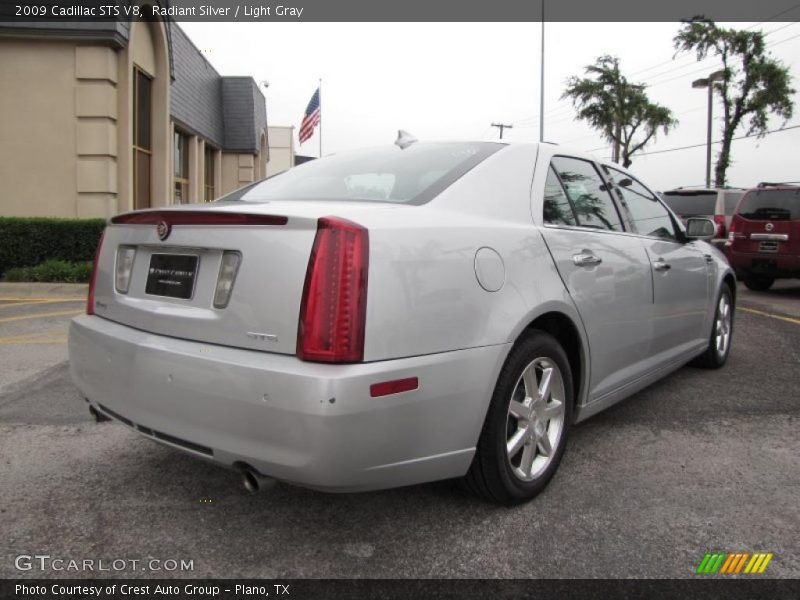 Radiant Silver / Light Gray 2009 Cadillac STS V8