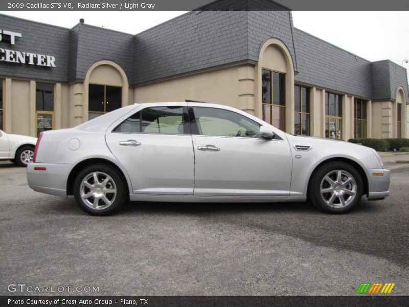 Radiant Silver / Light Gray 2009 Cadillac STS V8