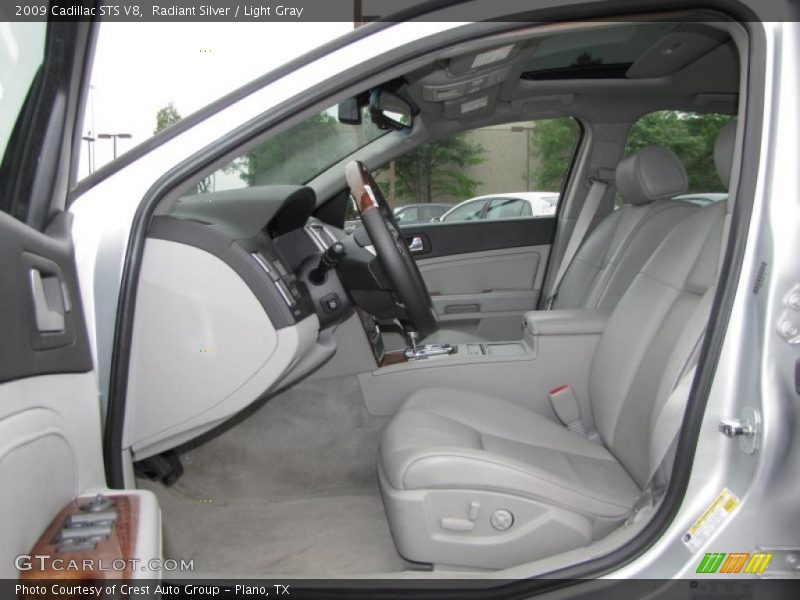 Radiant Silver / Light Gray 2009 Cadillac STS V8