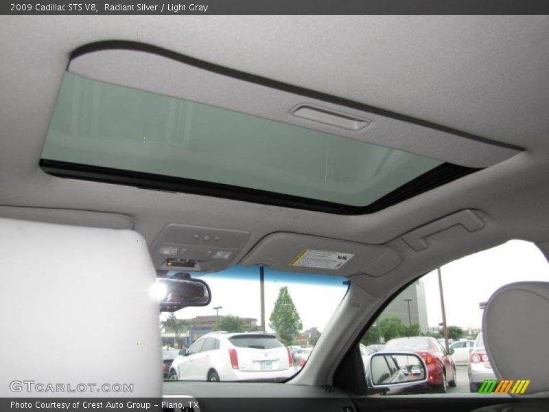 Radiant Silver / Light Gray 2009 Cadillac STS V8