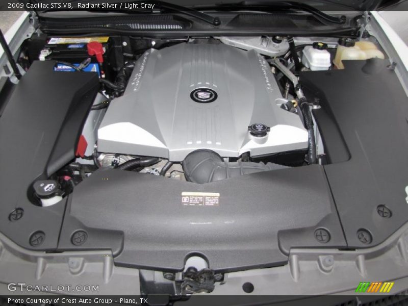 Radiant Silver / Light Gray 2009 Cadillac STS V8