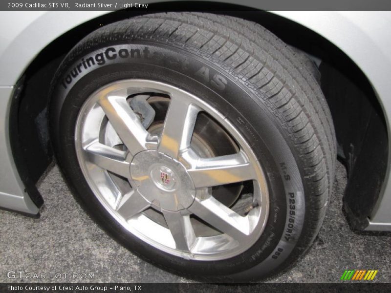 Radiant Silver / Light Gray 2009 Cadillac STS V8
