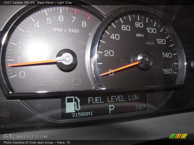 Black Raven / Light Gray 2007 Cadillac SRX V6