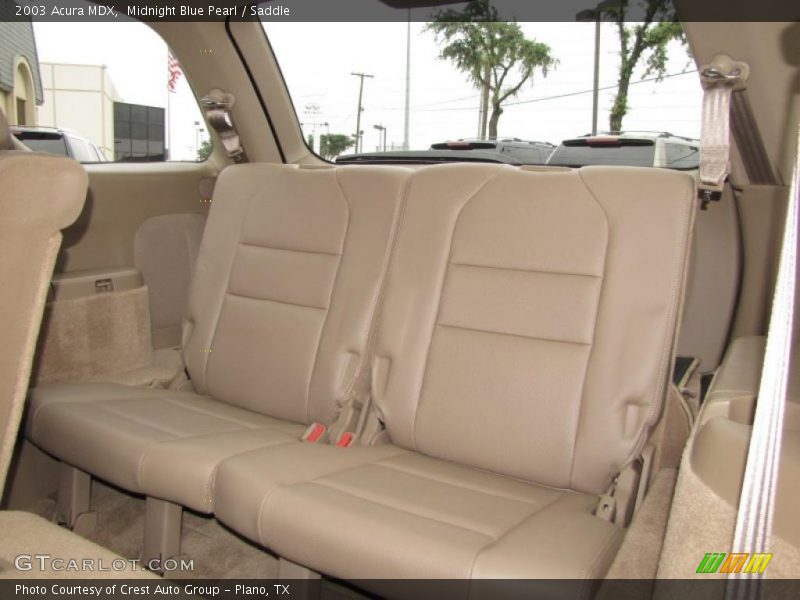 Midnight Blue Pearl / Saddle 2003 Acura MDX