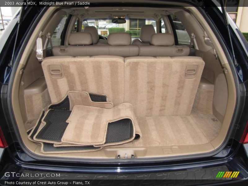 Midnight Blue Pearl / Saddle 2003 Acura MDX
