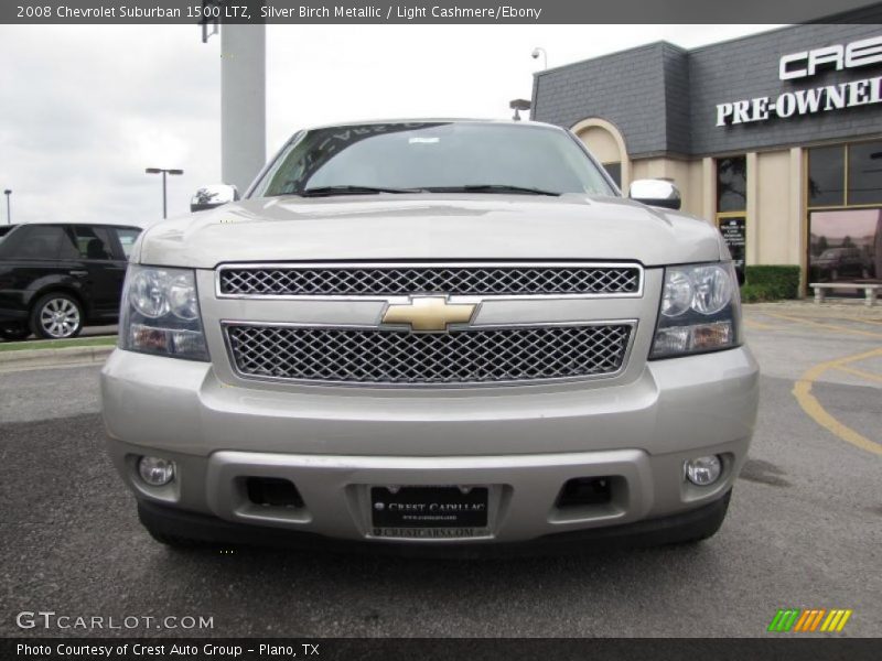 Silver Birch Metallic / Light Cashmere/Ebony 2008 Chevrolet Suburban 1500 LTZ