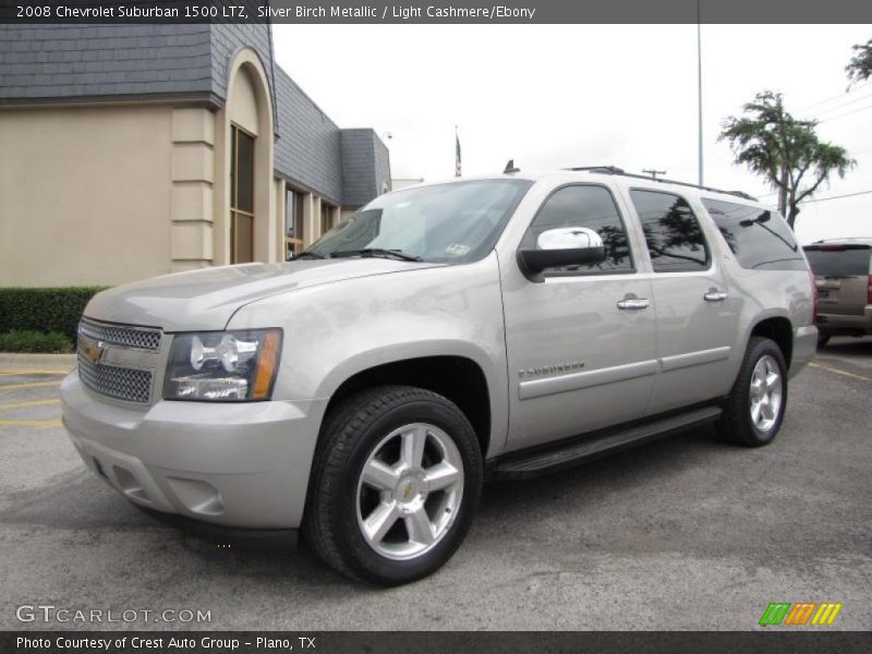 Silver Birch Metallic / Light Cashmere/Ebony 2008 Chevrolet Suburban 1500 LTZ