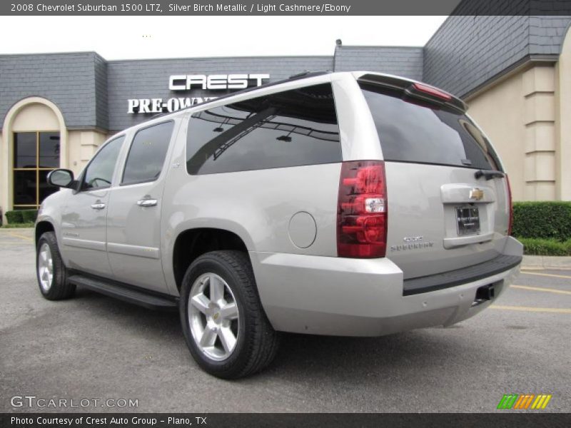 Silver Birch Metallic / Light Cashmere/Ebony 2008 Chevrolet Suburban 1500 LTZ