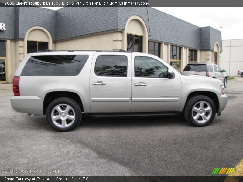Silver Birch Metallic / Light Cashmere/Ebony 2008 Chevrolet Suburban 1500 LTZ