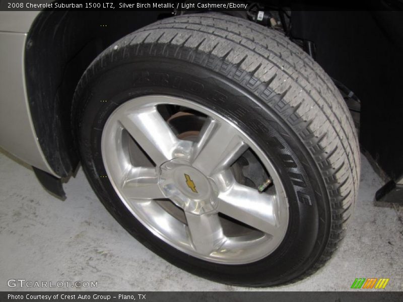 Silver Birch Metallic / Light Cashmere/Ebony 2008 Chevrolet Suburban 1500 LTZ