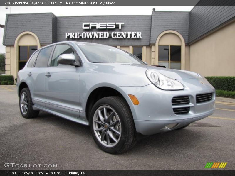 Iceland Silver Metallic / Black 2006 Porsche Cayenne S Titanium