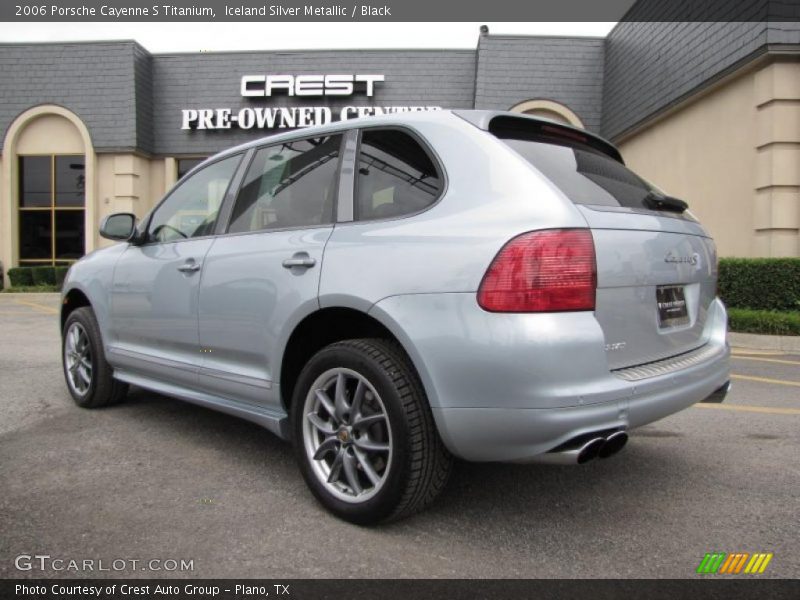Iceland Silver Metallic / Black 2006 Porsche Cayenne S Titanium