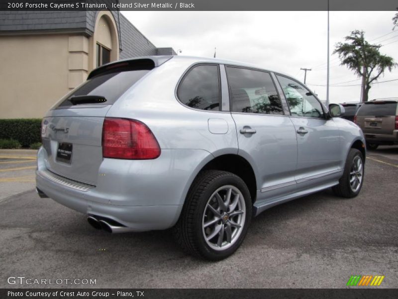 Iceland Silver Metallic / Black 2006 Porsche Cayenne S Titanium