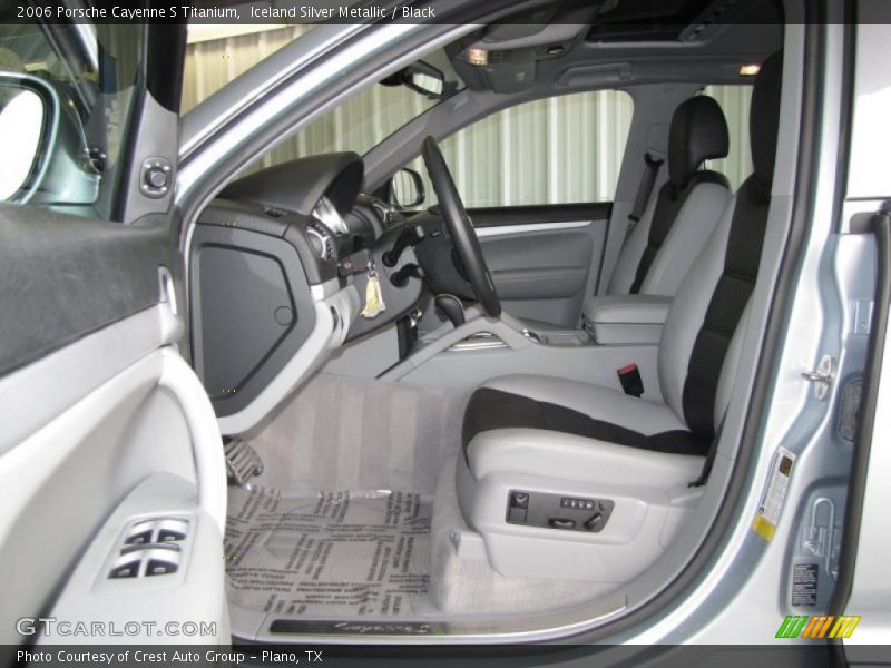 Iceland Silver Metallic / Black 2006 Porsche Cayenne S Titanium