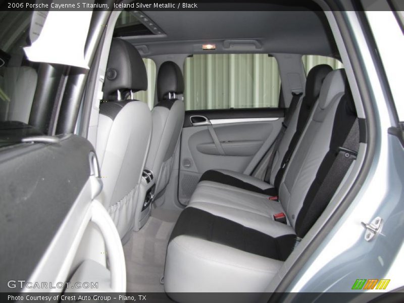 Iceland Silver Metallic / Black 2006 Porsche Cayenne S Titanium