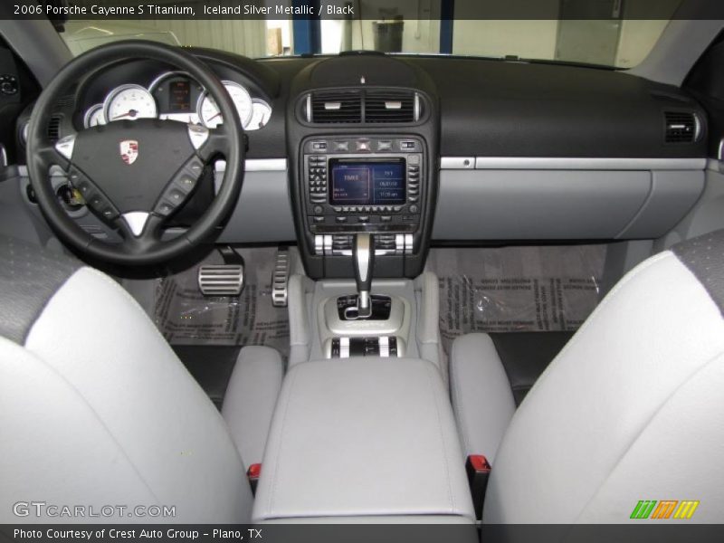 Iceland Silver Metallic / Black 2006 Porsche Cayenne S Titanium