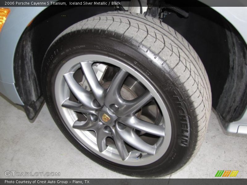 Iceland Silver Metallic / Black 2006 Porsche Cayenne S Titanium