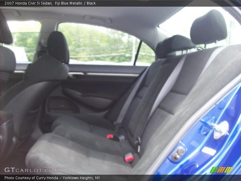 Fiji Blue Metallic / Black 2007 Honda Civic Si Sedan