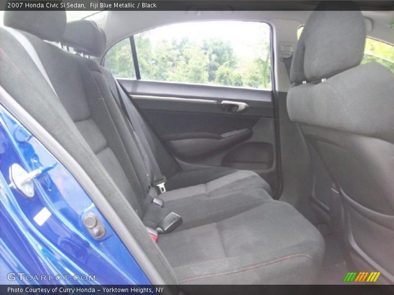 Fiji Blue Metallic / Black 2007 Honda Civic Si Sedan