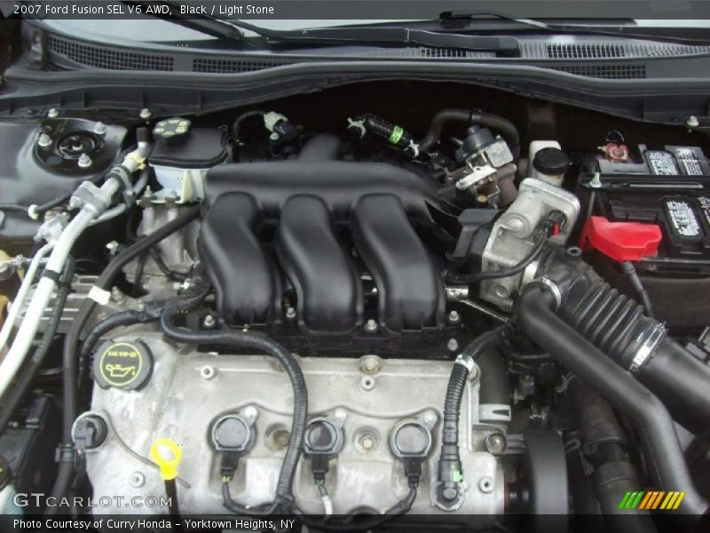 Black / Light Stone 2007 Ford Fusion SEL V6 AWD