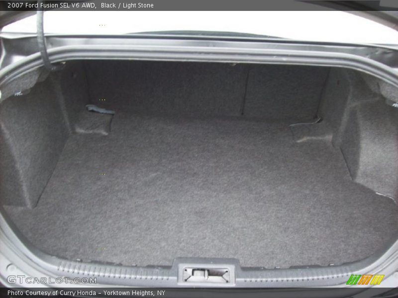 Black / Light Stone 2007 Ford Fusion SEL V6 AWD