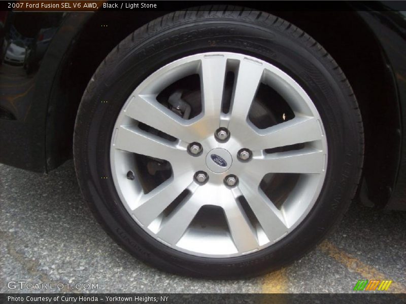 Black / Light Stone 2007 Ford Fusion SEL V6 AWD