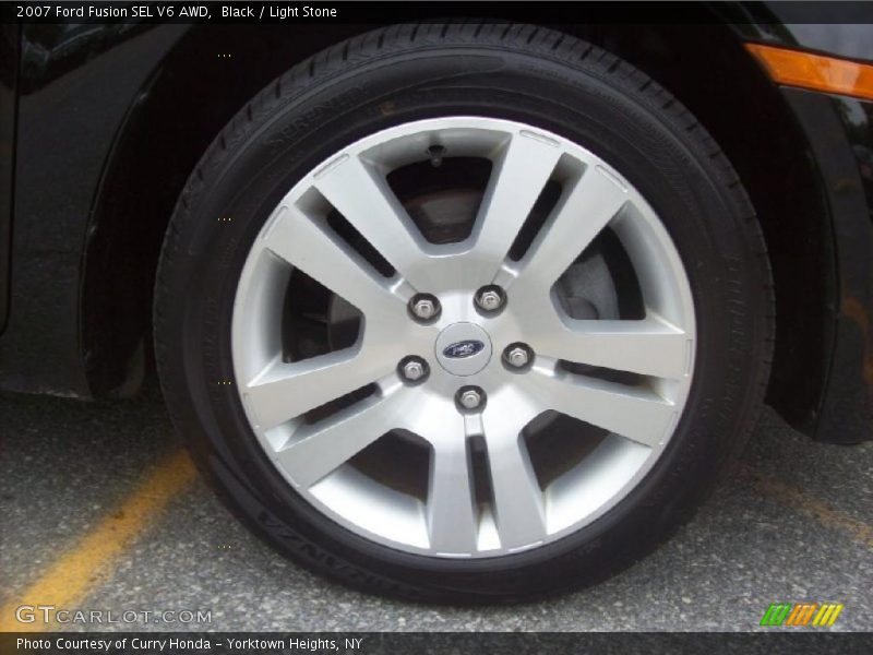 Black / Light Stone 2007 Ford Fusion SEL V6 AWD