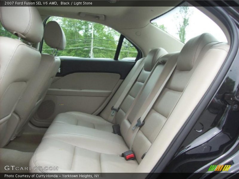 Black / Light Stone 2007 Ford Fusion SEL V6 AWD