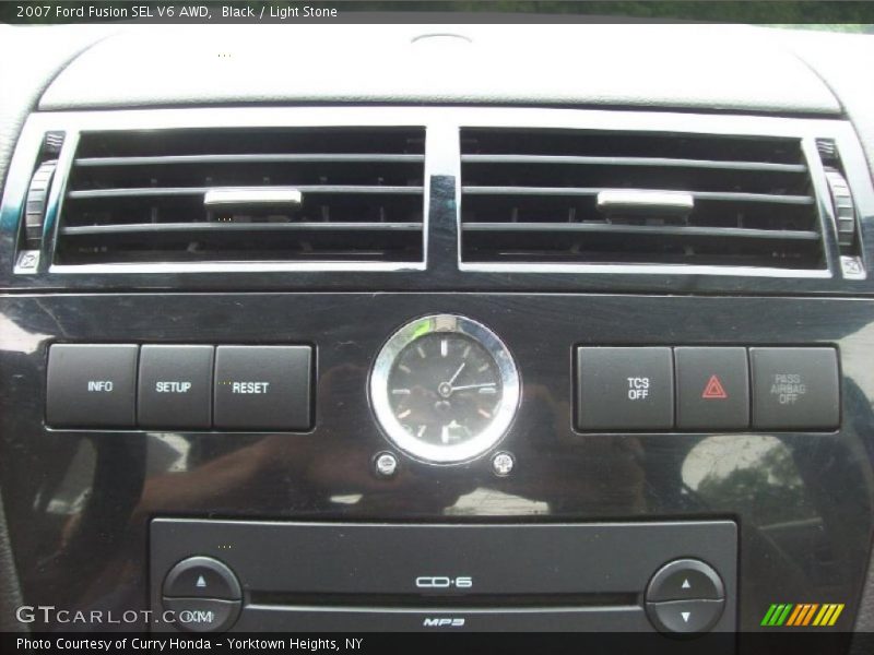 Black / Light Stone 2007 Ford Fusion SEL V6 AWD
